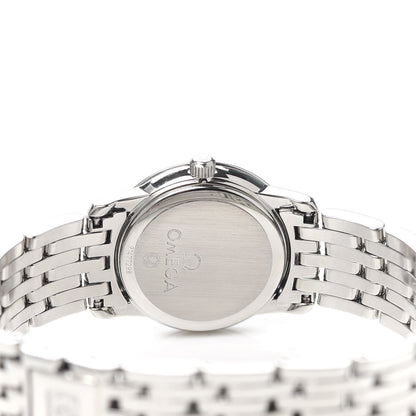 Omega Stainless Steel Diamond Bezel Mother of Pearl 22mm De Ville Prestige Quartz Watch 4575.71.00 4 of 5