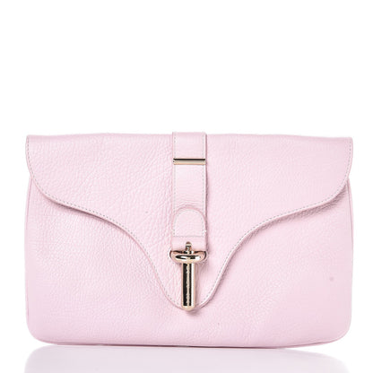 Balenciaga Grained Calfskin Tube Pochette Rose Poudre 3 of 8
