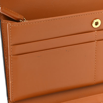 MCM Visetos Large Trifold Flap Wallet Cognac 13 of 17