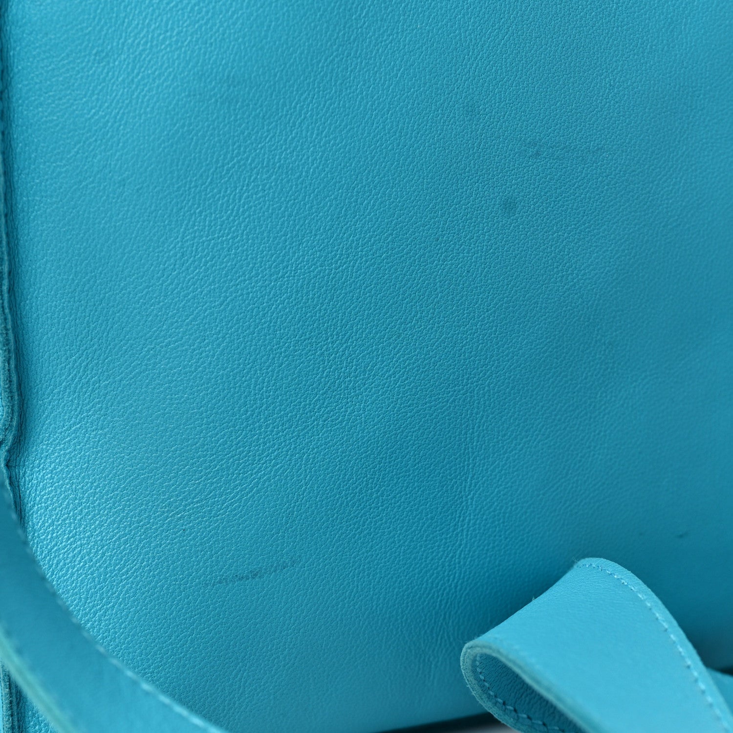 Hermes Lambskin Toudou Perfore Crossbody Bag Bleu Paon 10 of 10