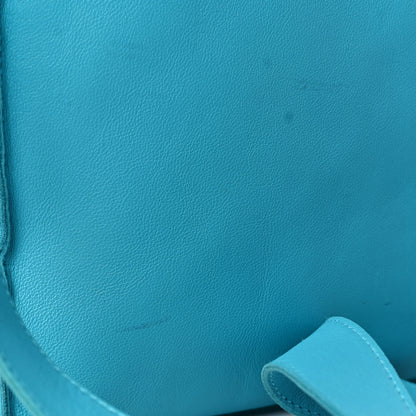 Hermes Lambskin Toudou Perfore Crossbody Bag Bleu Paon 10 of 10