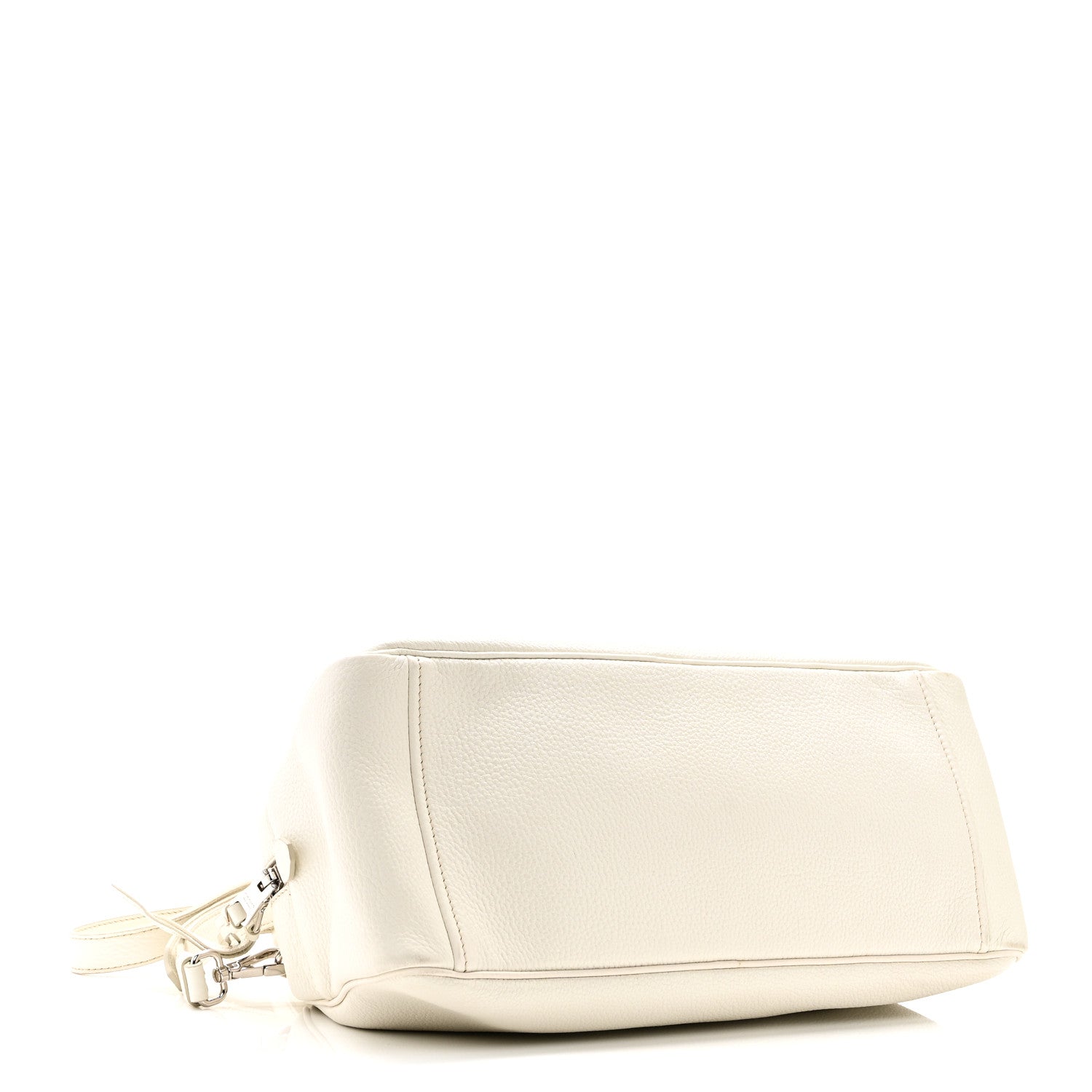 Prada Vitello Phenix Bowling Bag Talco 4 of 9