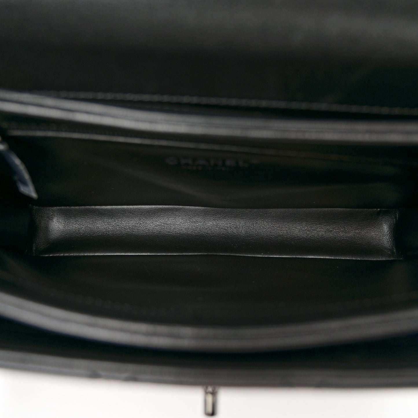 Lambskin Quilted Small Trendy CC Dual Handle Flap Bag So Black