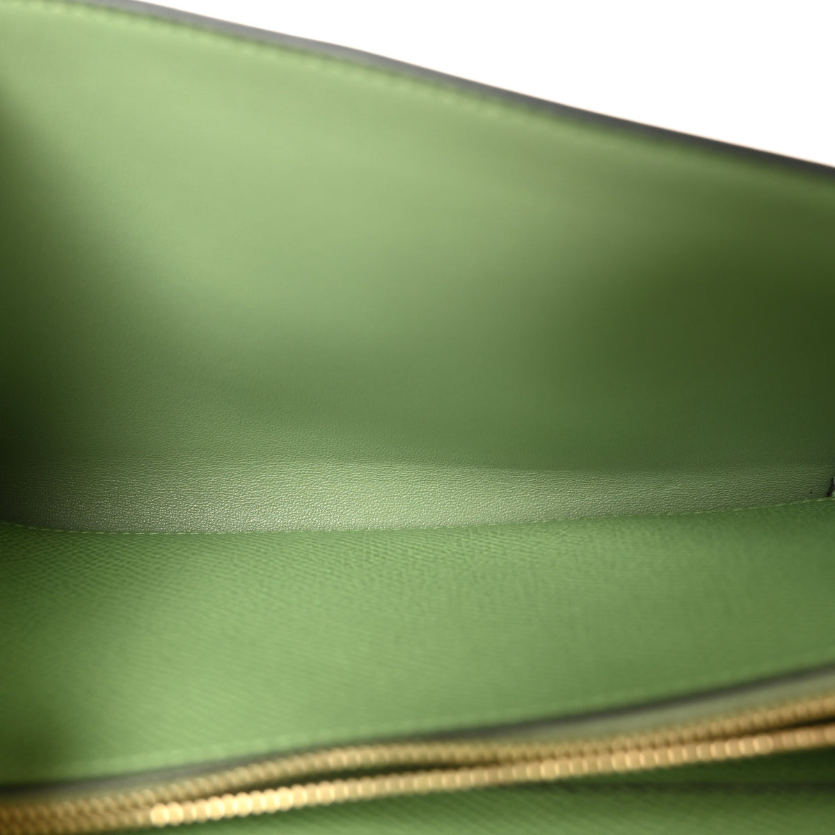 Epsom Alligator Lizard Constance Wallet To Go Vert Criquet Cactus Beige Sable Ombre