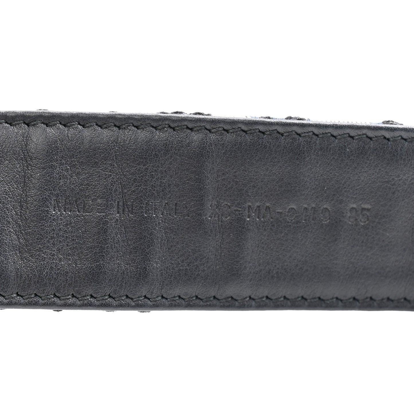 Oblique Diorquake Belt 80/32 Blue Multi