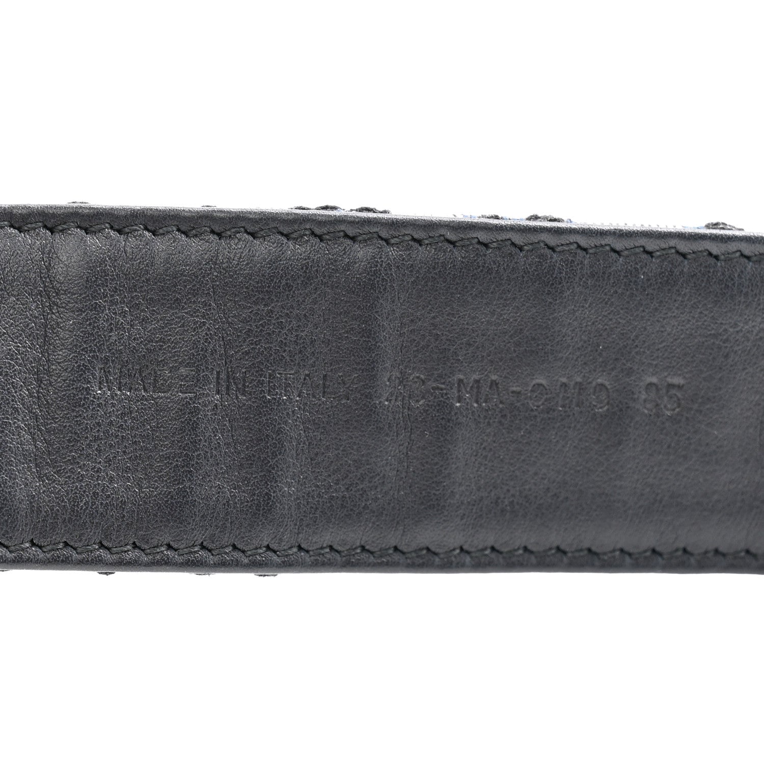 Christian Dior Oblique Diorquake Belt 80/32 Blue Multi 6 of 8