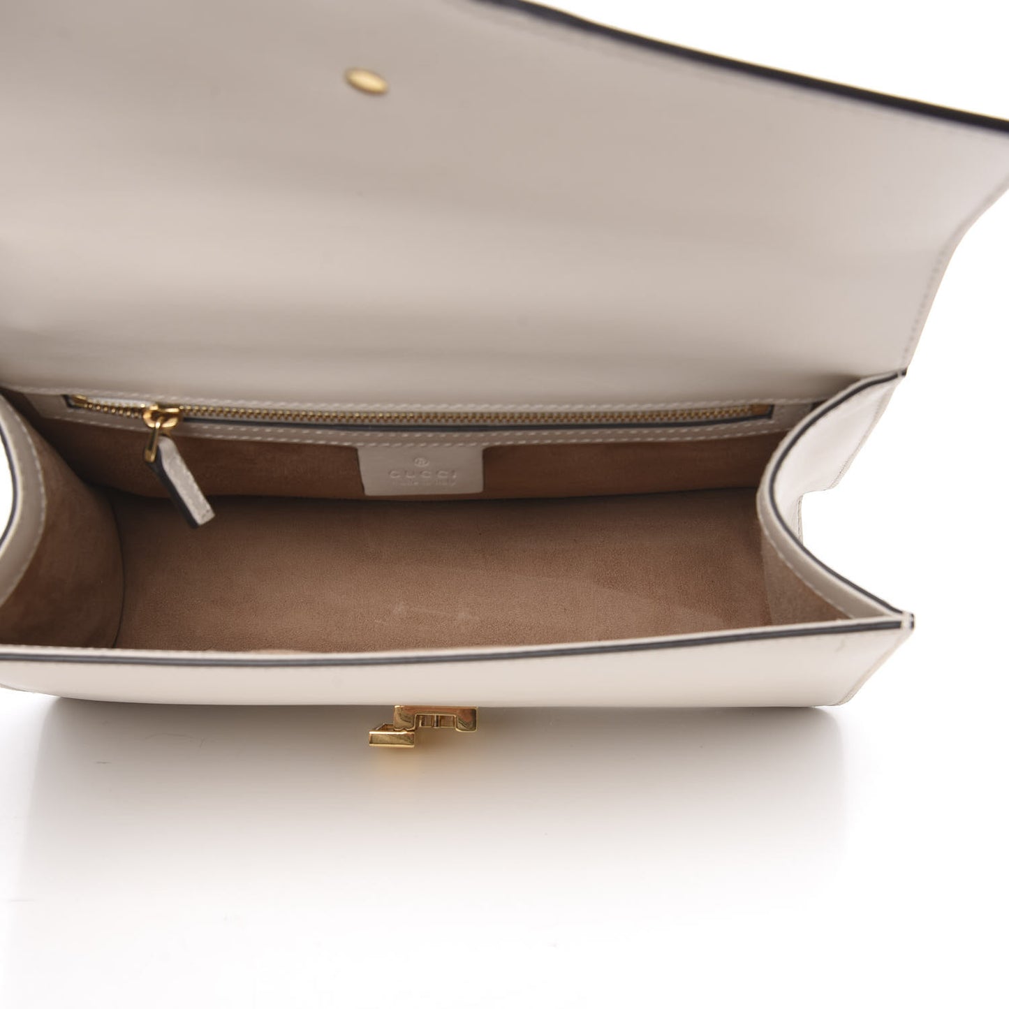 Calfskin Small Sylvie Shoulder Bag Off White