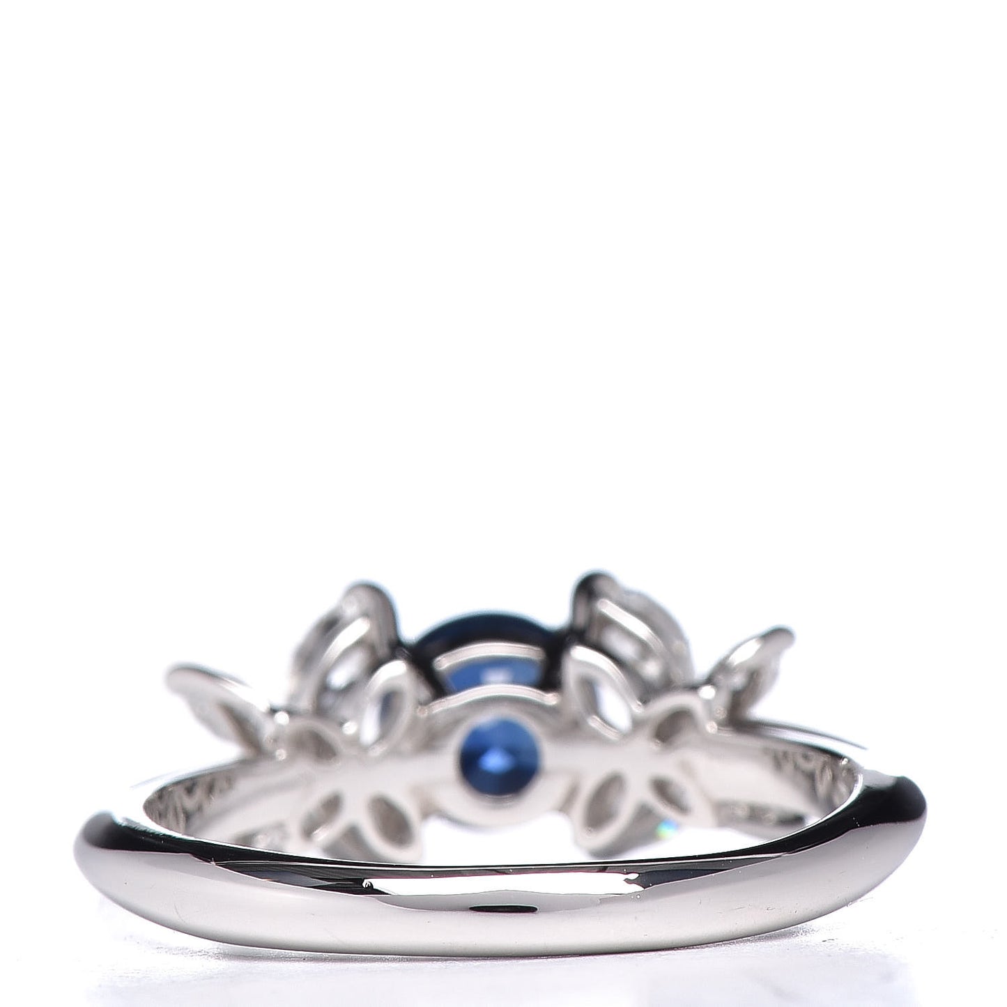 Platinum Diamond Tanzanite Victoria Ring 54 7