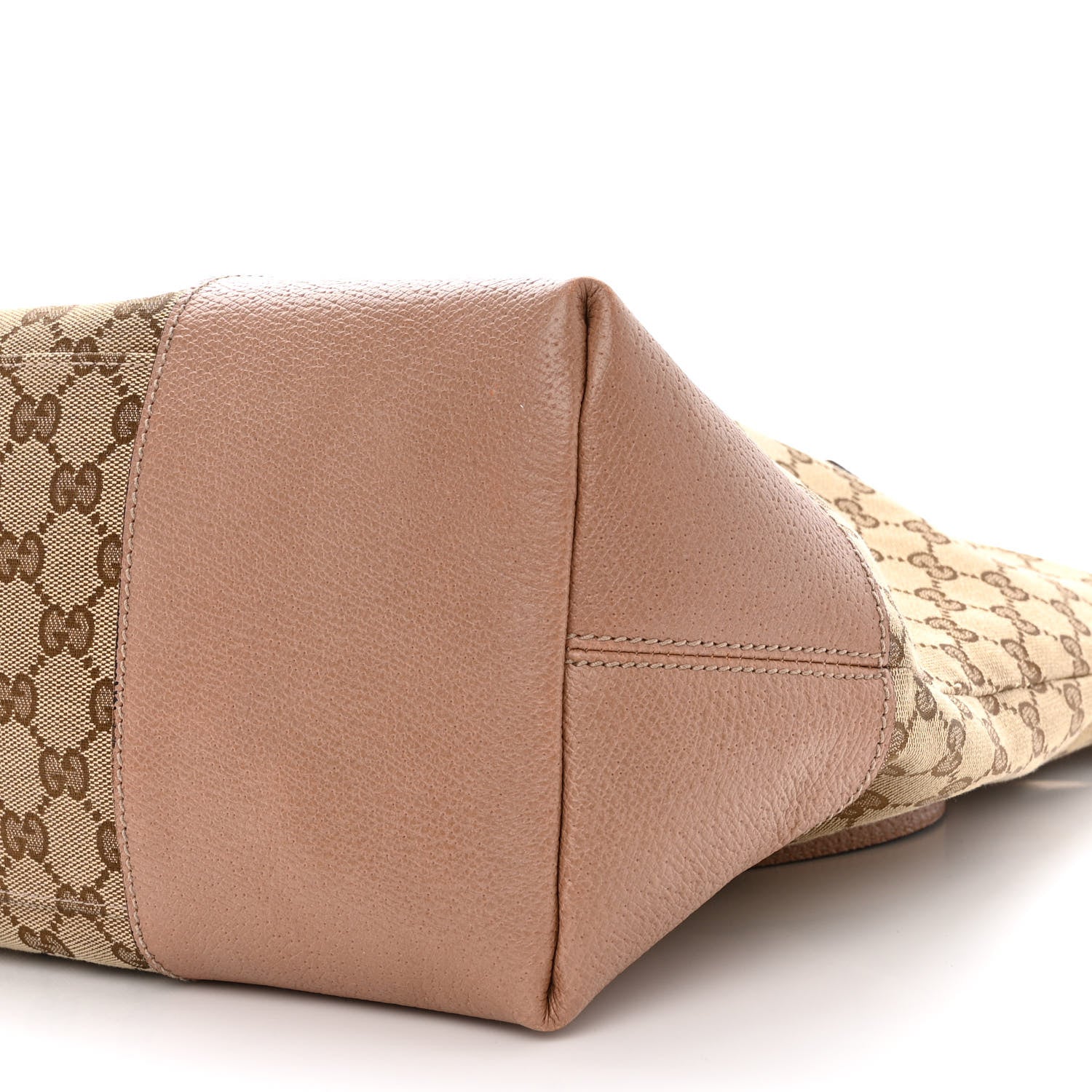 Gucci Monogram Large Bree Foldover Tote Beige Soft Pink 10 of 12