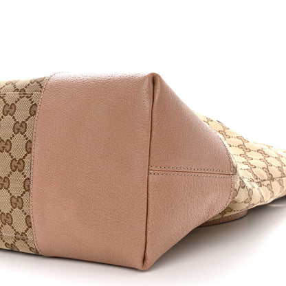 Gucci Monogram Large Bree Foldover Tote Beige Soft Pink 10 of 12