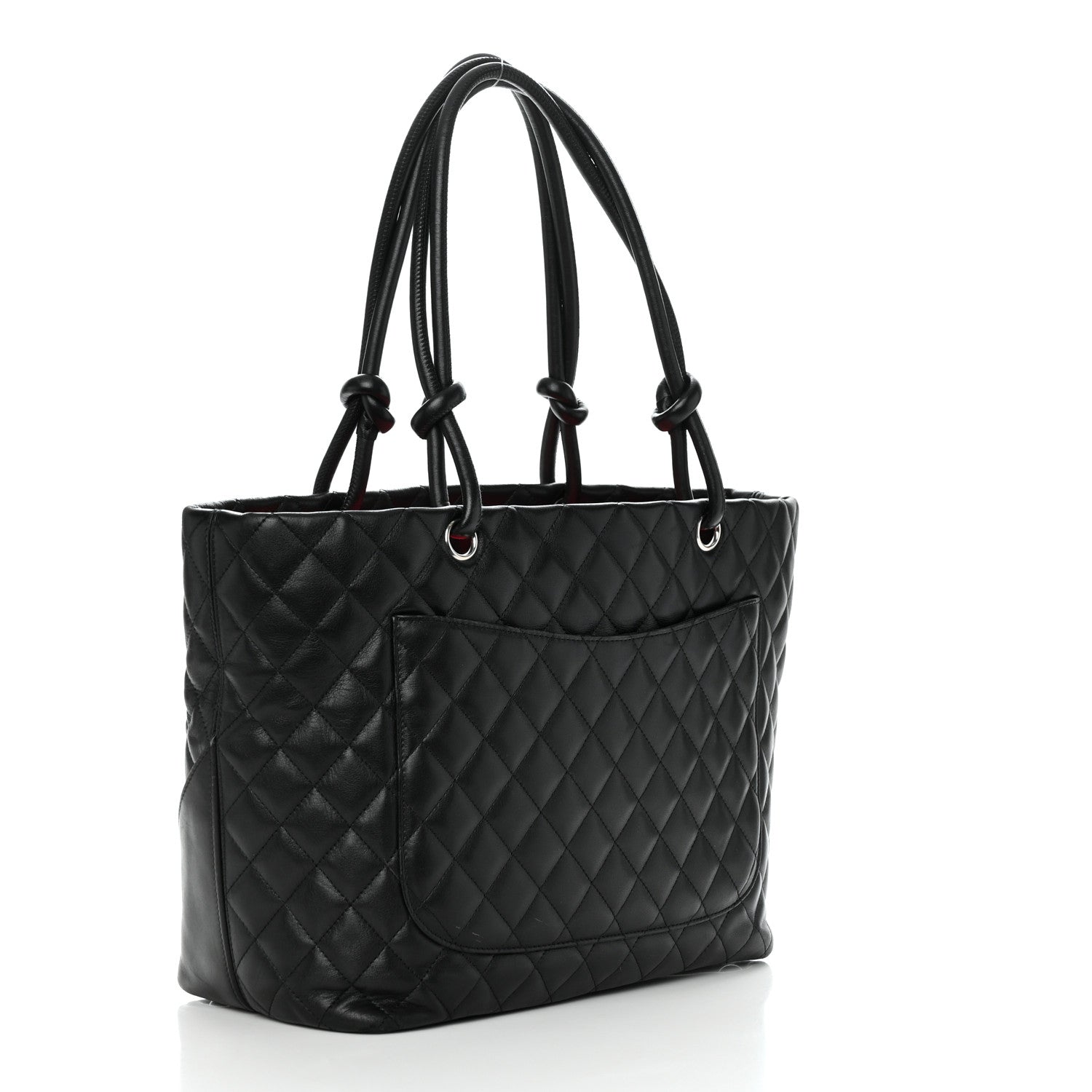 Chanel Calfskin Quilted Large Cambon Tote Black 2 of 12