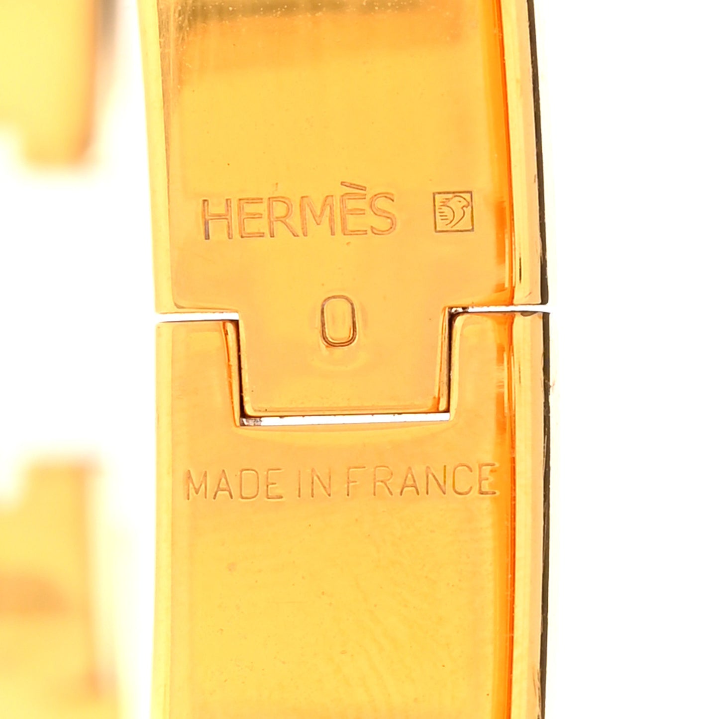Enamel Narrow Clic Clac H Bracelet PM Orange Fruite