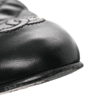 Chanel Lambskin Quilted Mary Jane Flats 38.5 Black 13 of 14
