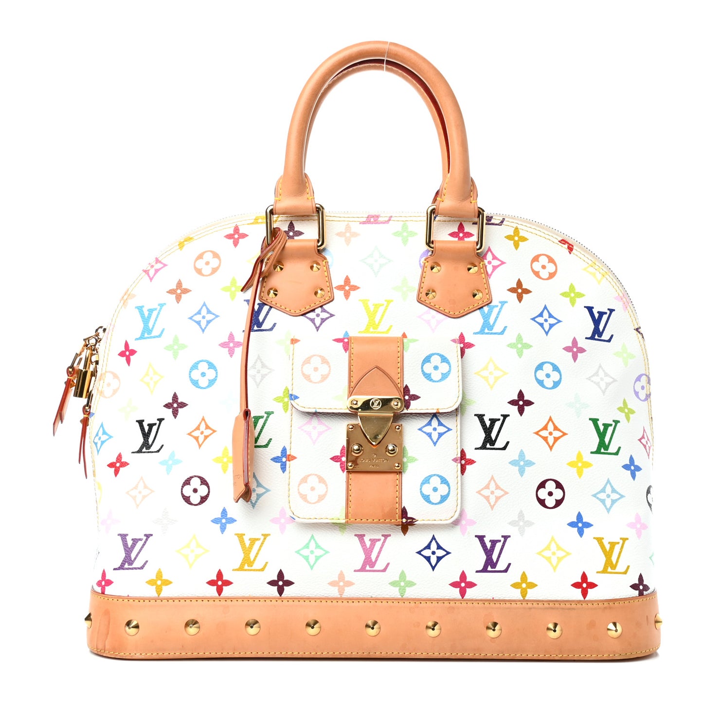 Monogram Multicolor Alma GM White