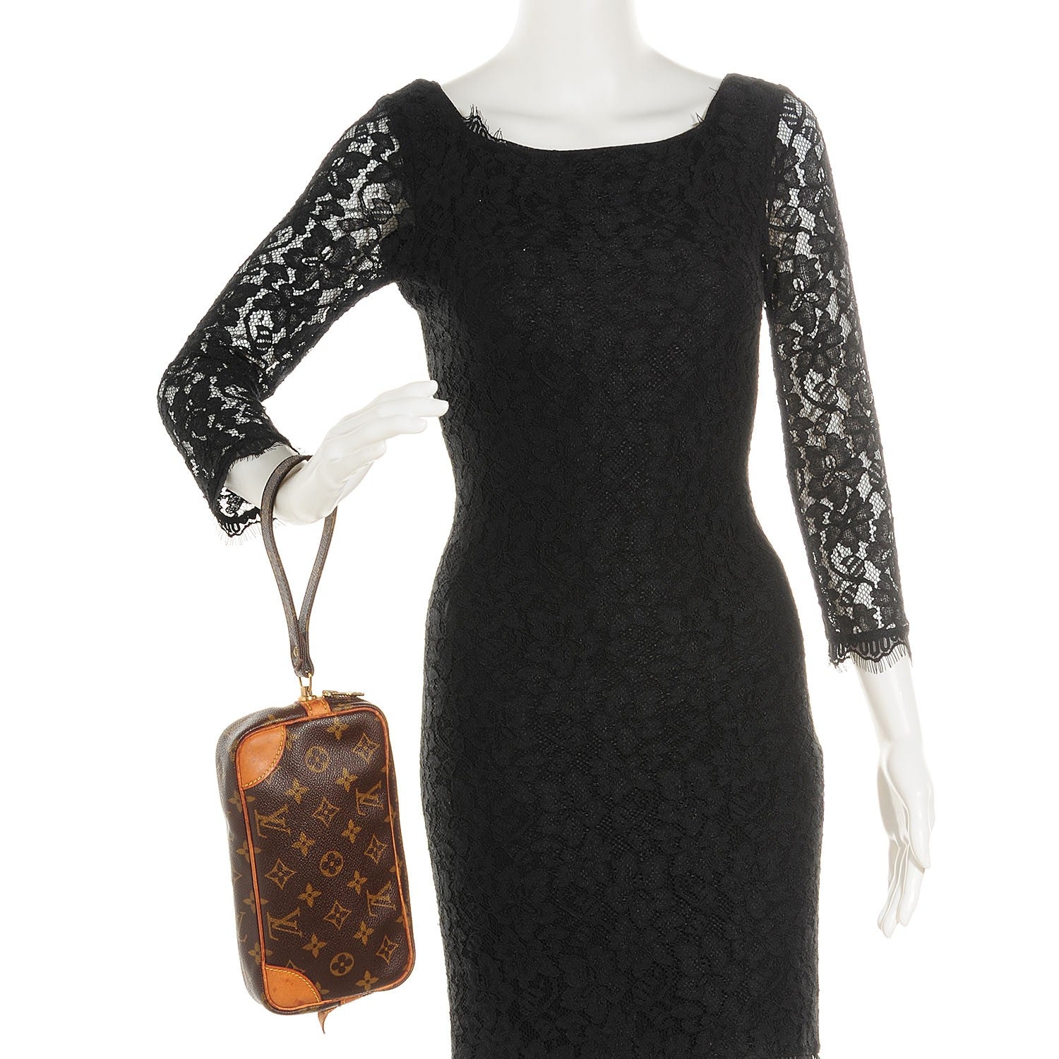 Louis Vuitton Monogram Pochette Marly Dragonne 22 2 of 7