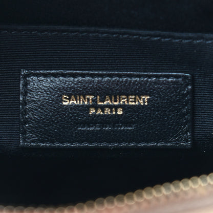 Saint Laurent Calfskin Matelasse Monogram Lou Camera Bag Dark Latte 6 of 8