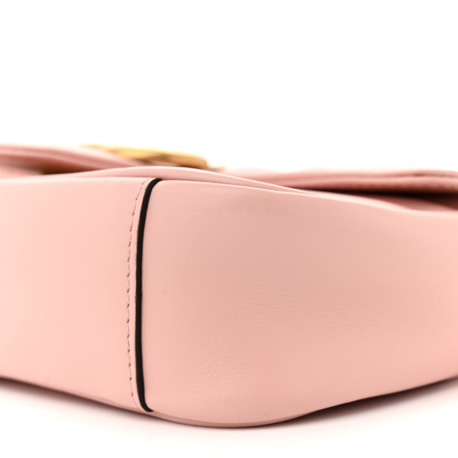 Gucci Calfskin Matelasse Mini GG Marmont Shoulder Bag Perfect Pink 10 of 10