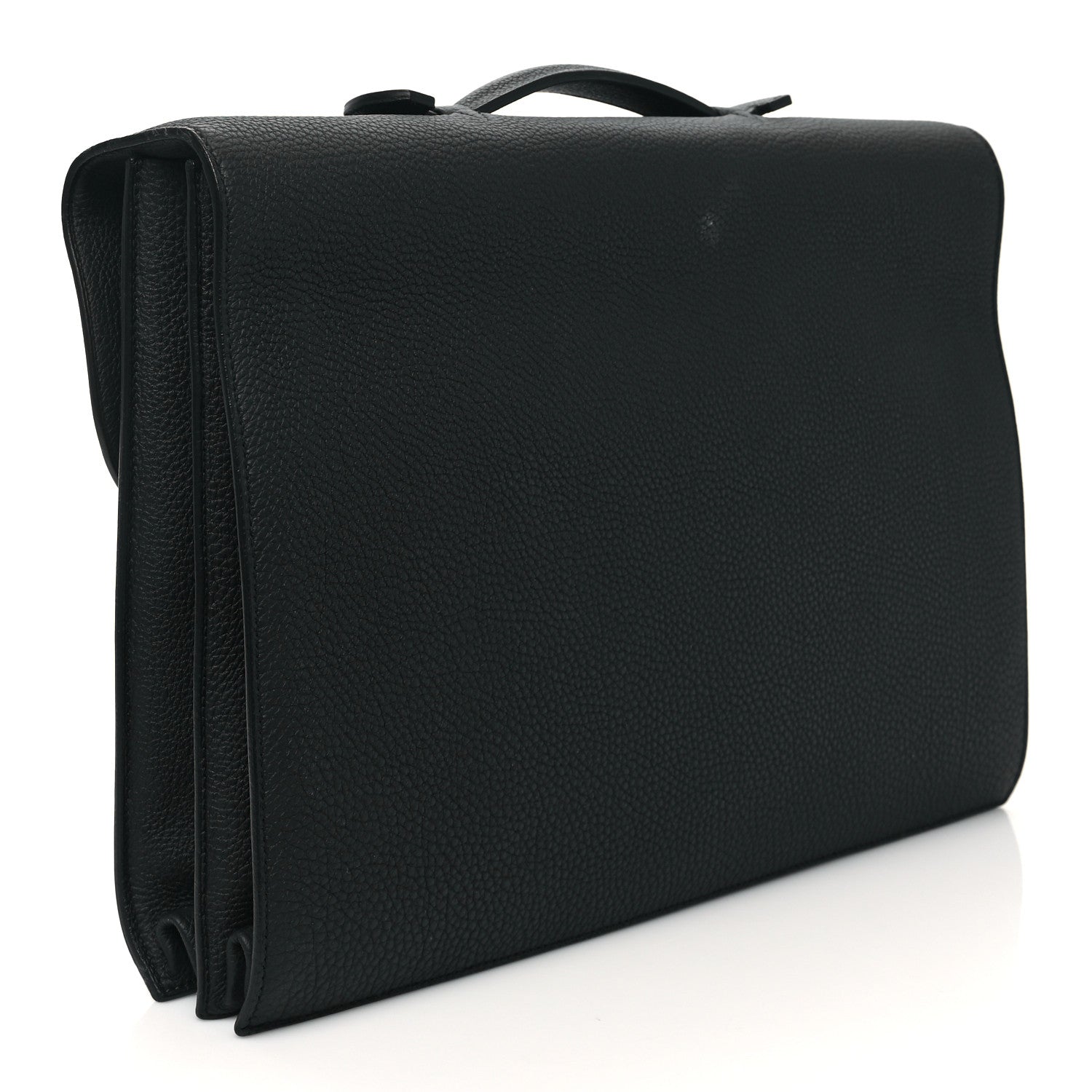Hermes Togo Sac A Depeches 41 Briefcase Black 3 of 12