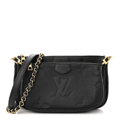 Louis Vuitton Empreinte Monogram Giant Multi Pochette Accessories Black 1 of 10