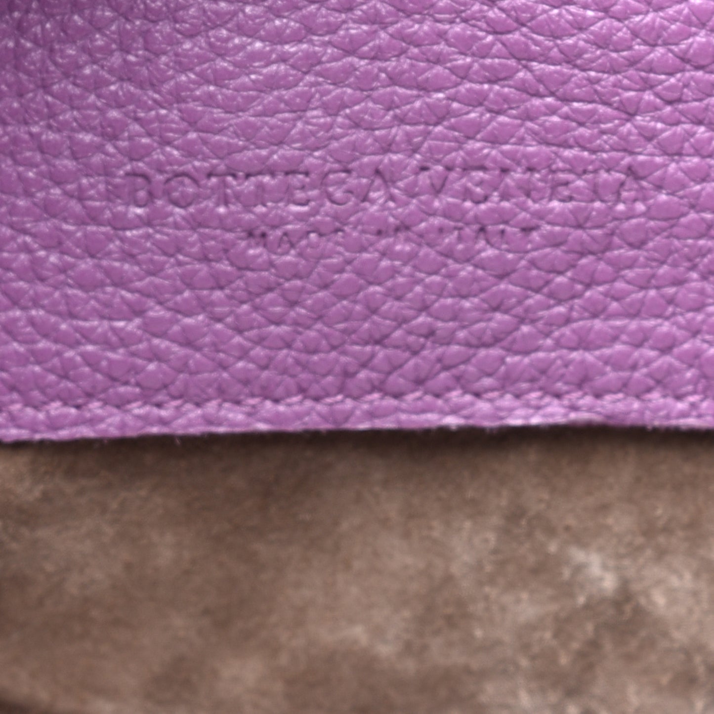 Washed Cervo Deerskin Large Hobo Lilac