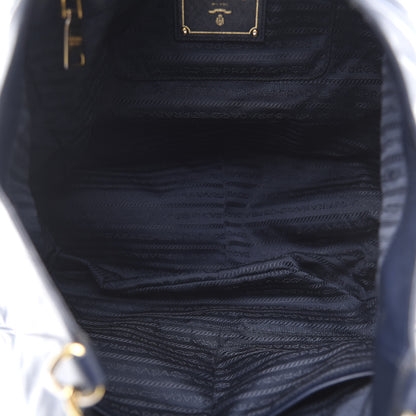 Prada Soft Calf Chain Tote Baltico 5 of 16