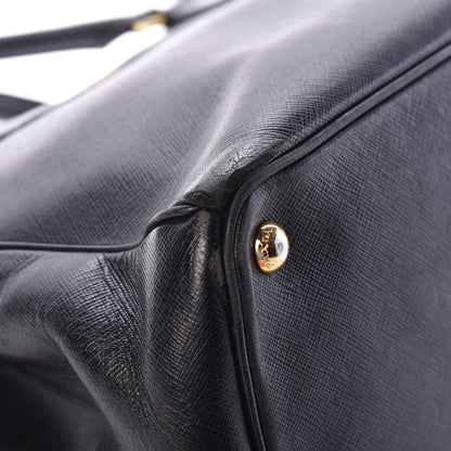 Prada Saffiano Medium Galleria Double Zip Tote Black 14 of 17