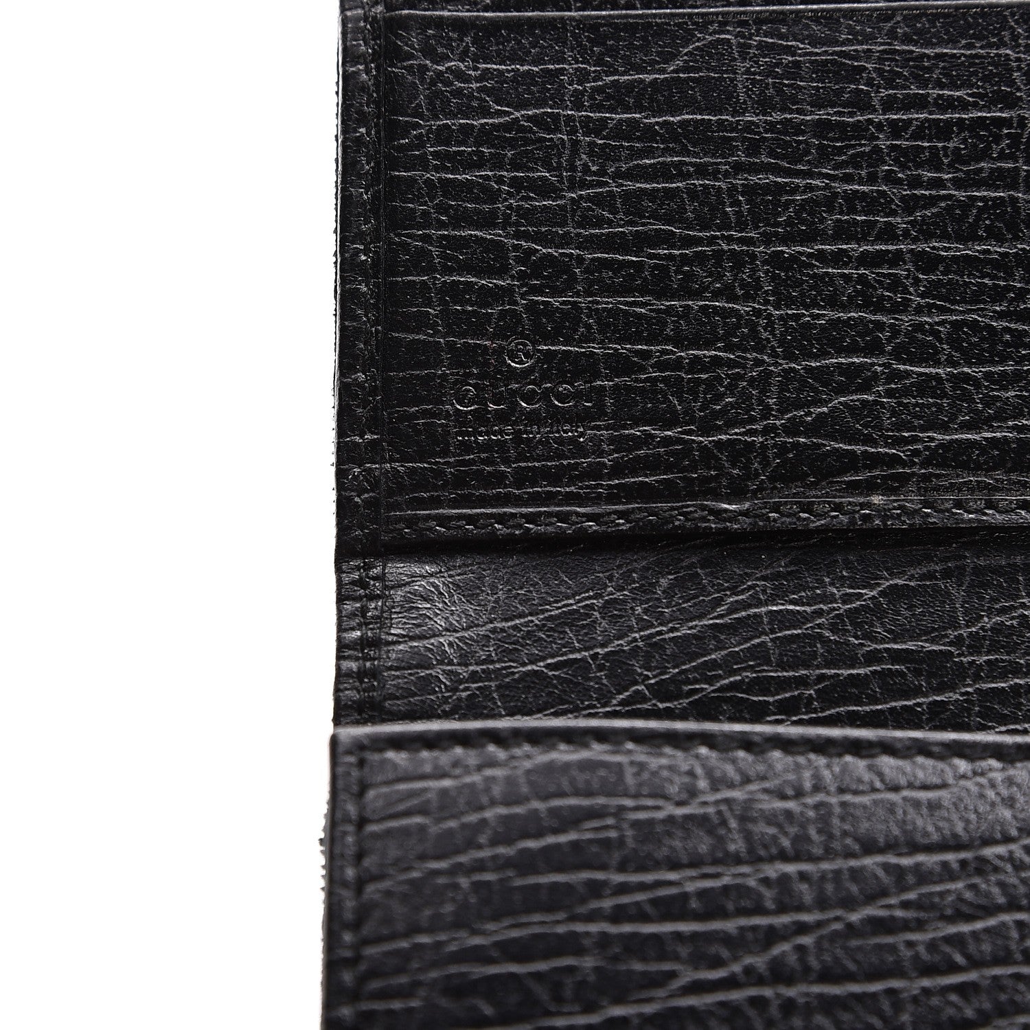 Gucci Monogram Web Hasler Continental Wallet Black 10 of 12
