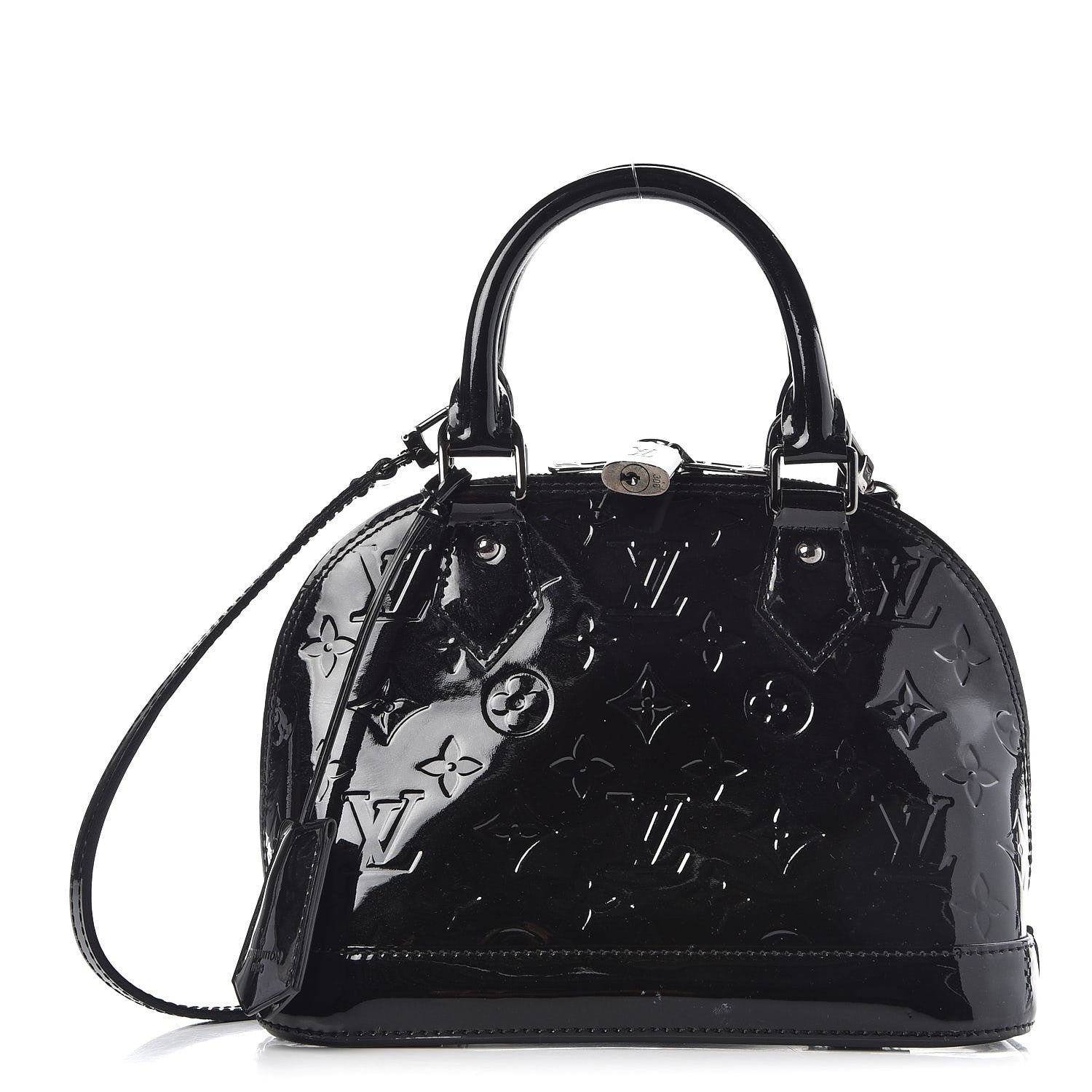 Louis Vuitton Vernis Alma BB Noir Magnetique 1 of 17