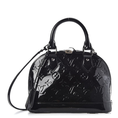 Louis Vuitton Vernis Alma BB Noir Magnetique 1 of 17