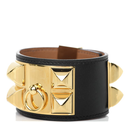 Hermes Chamonix Collier de Chien CDC Bracelet S Black 1 of 5