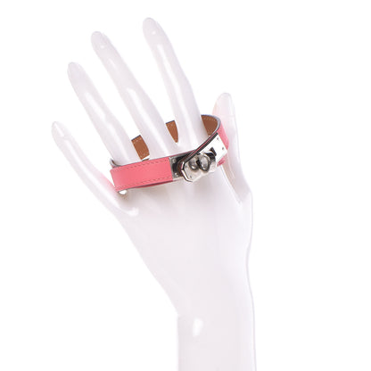 Hermes Swift Kelly Double Tour Bracelet M Rose Azalee 2 of 8