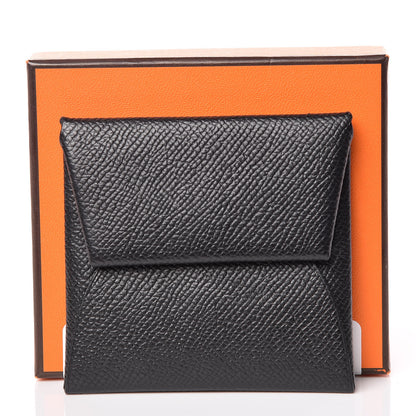 Hermes Epsom Bastia Coin Purse Black 7 of 7