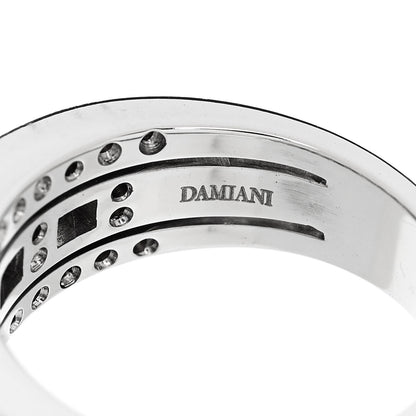 Damiani 18K White Gold Diamond Belle Epoque Band Ring 53 6.25 6 of 6