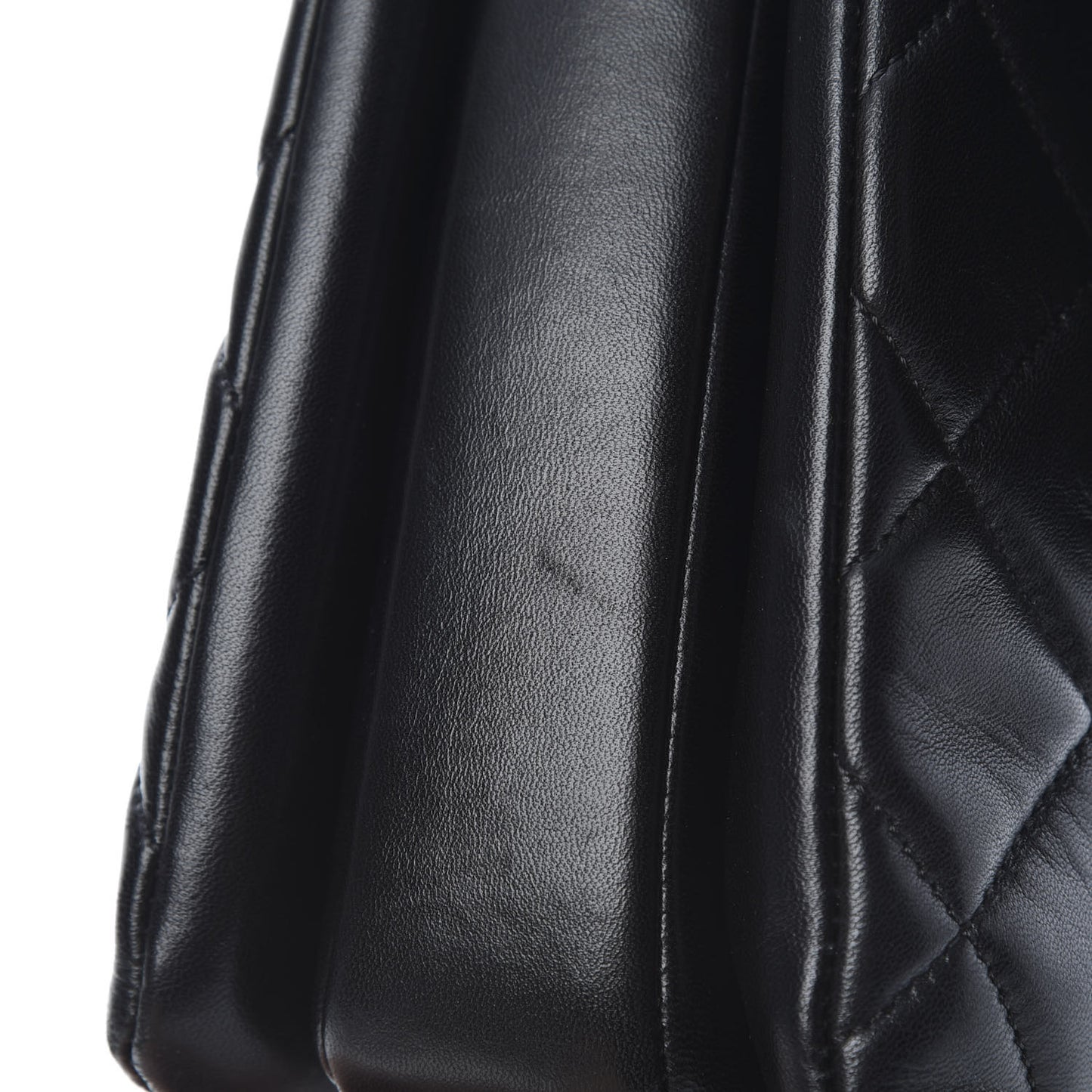 Lambskin Quilted Medium Trendy CC Flap Dual Handle Bag Black