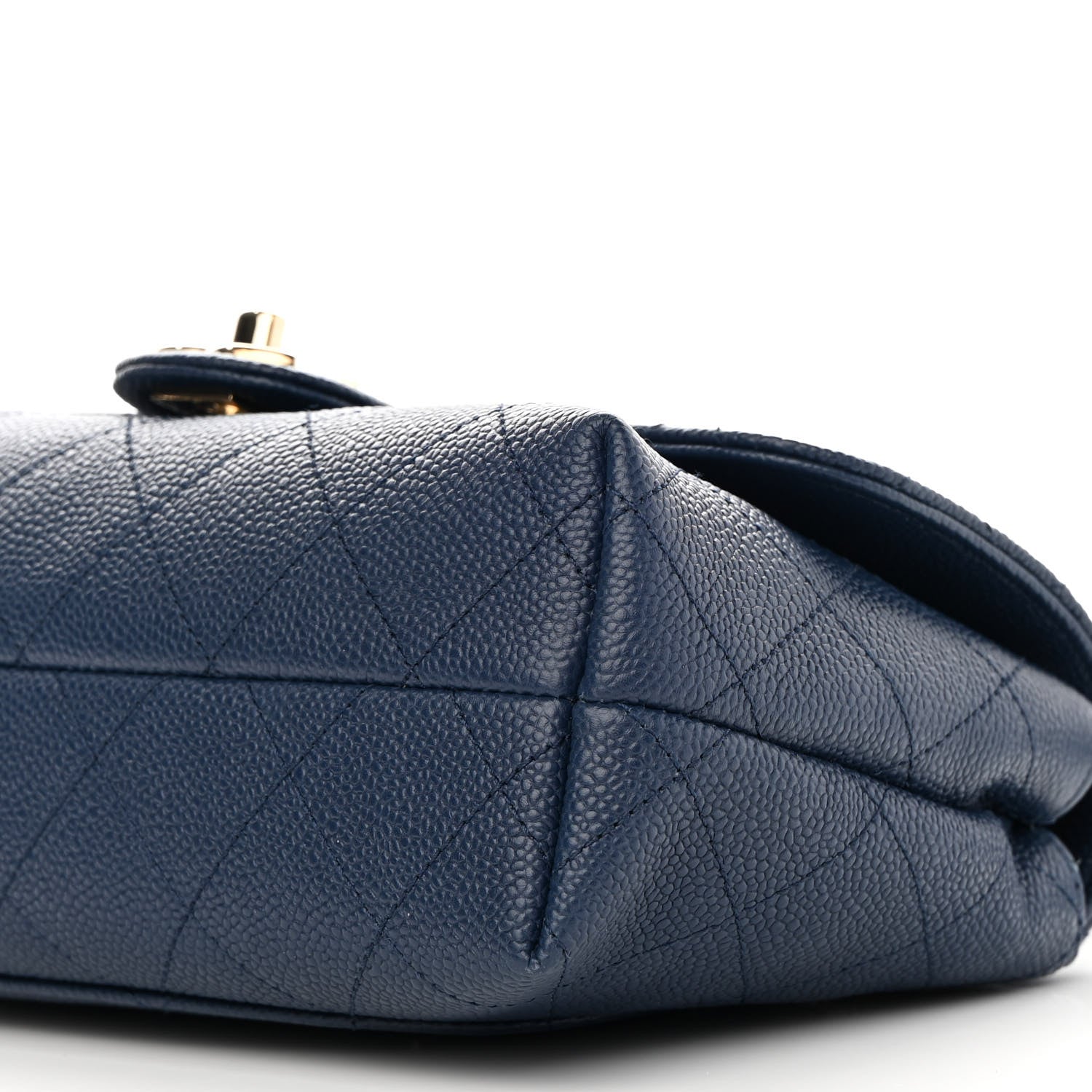 Chanel Caviar Quilted Small City Walk Flap Navy Blue 10 of 13