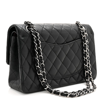 Chanel Lambskin Quilted Medium Double Flap Black 4 of 11