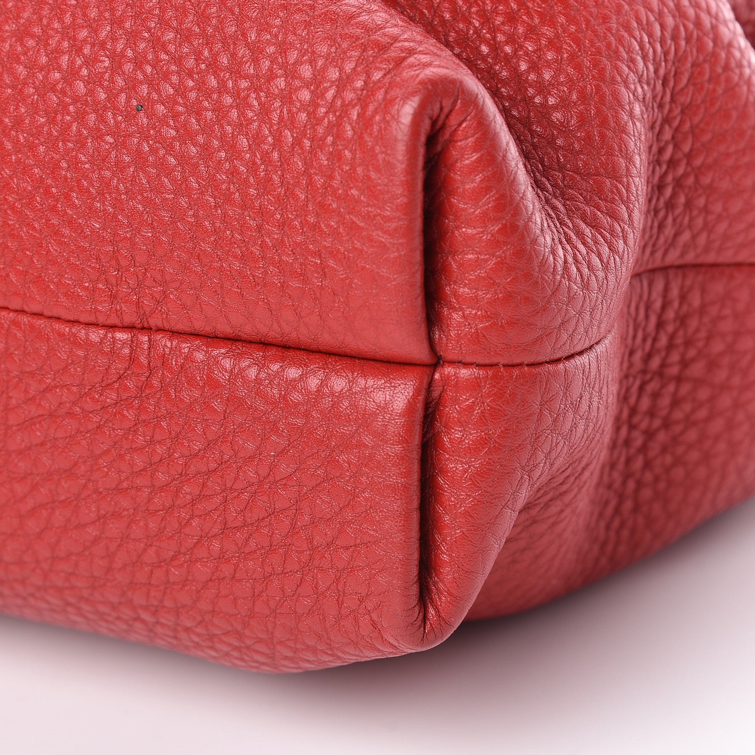 Dolce & Gabbana Calfskin Padlock Shoulder Bag Red 9 of 15