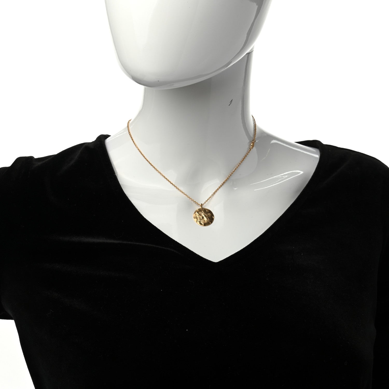 Louis Vuitton In The Sky Zodiac Necklace Gold 2 of 7