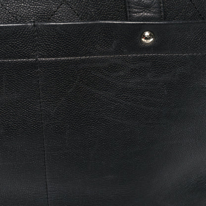 Chanel Caviar Stitched CC Shopper Tote Black 13 of 18