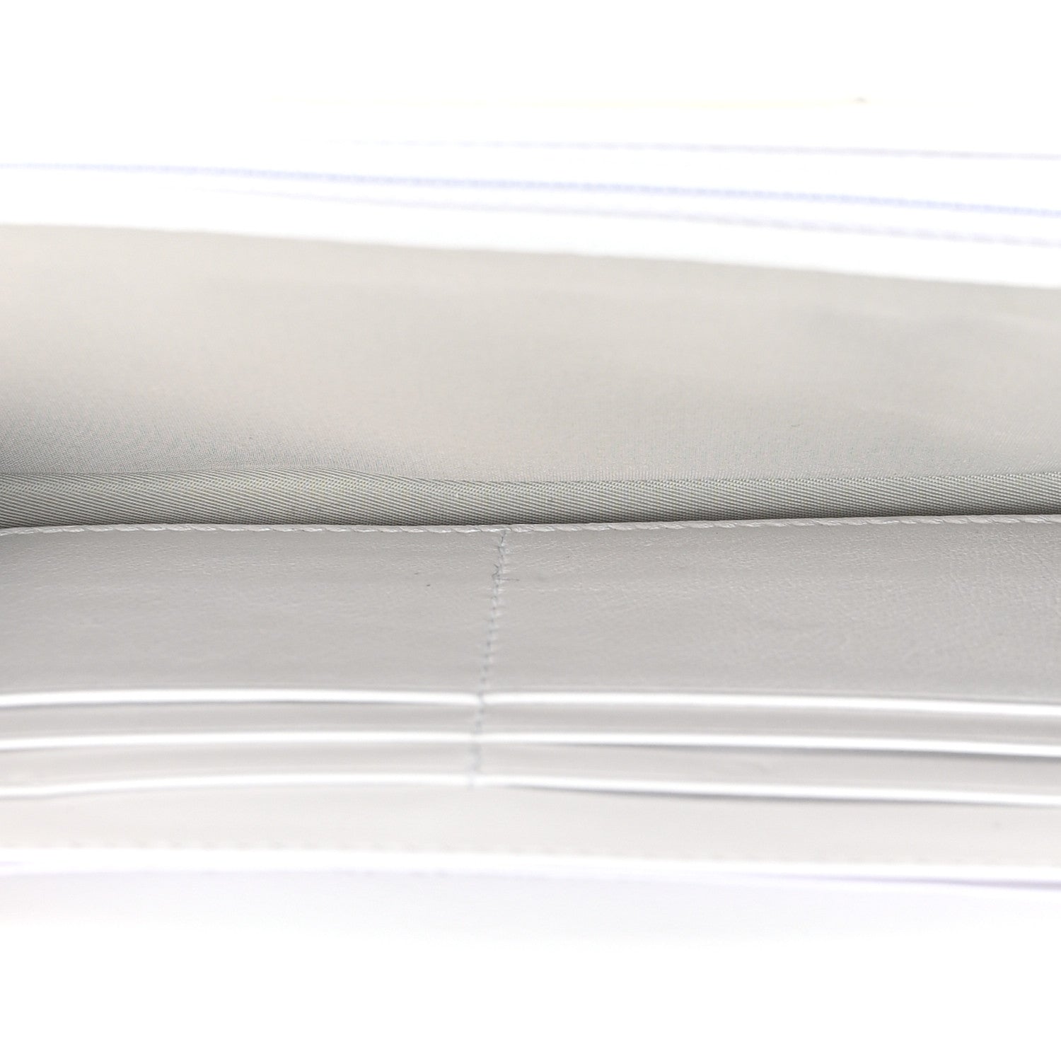 Christian Dior Patent Ultimate Rendez-Vous Chain Wallet White 5 of 12