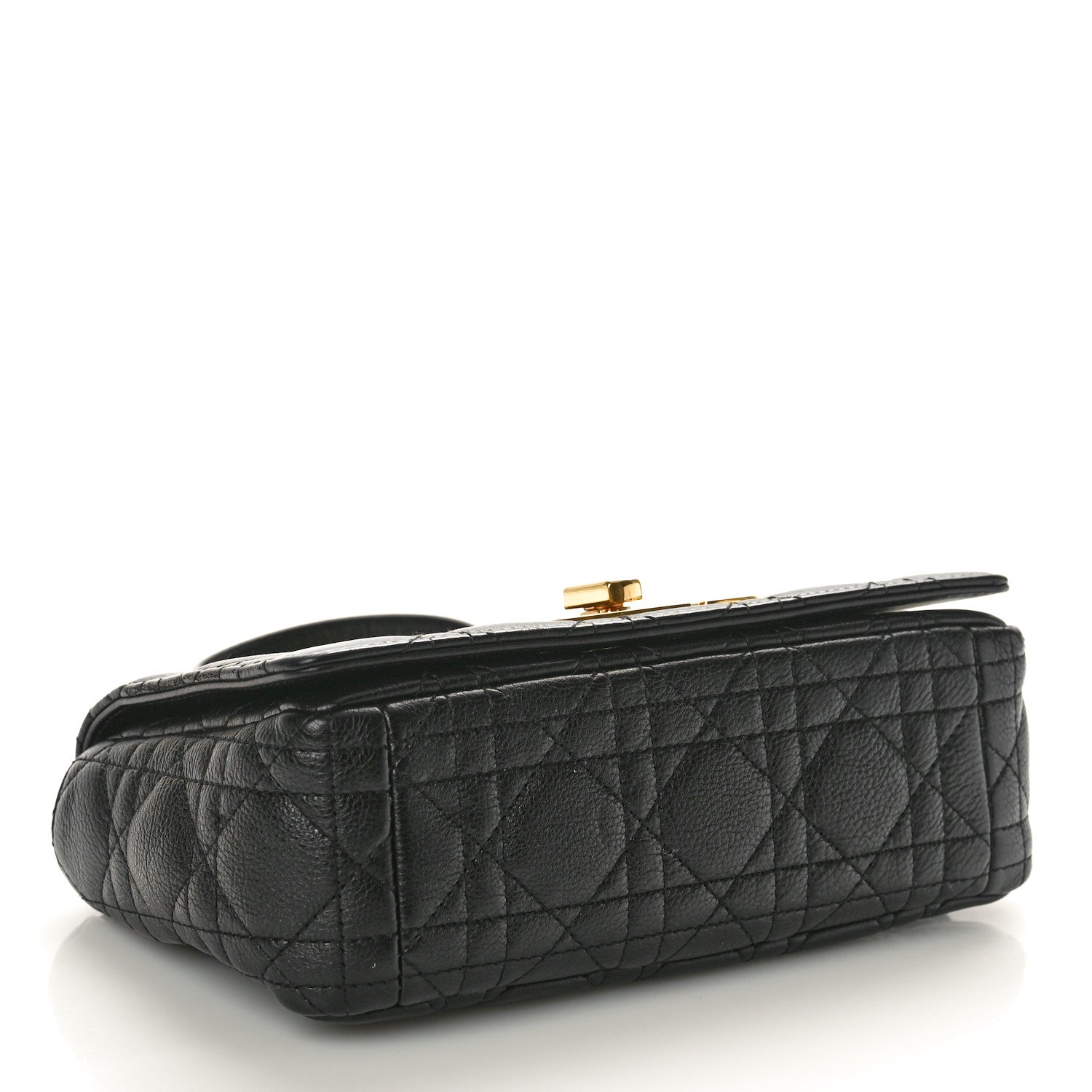 Christian Dior Calfskin Cannage Small Caro Bag Black 4 of 10