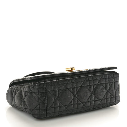 Christian Dior Calfskin Cannage Small Caro Bag Black 4 of 10