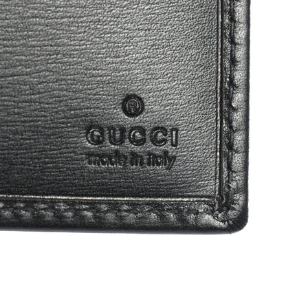 Gucci Calfskin Crest Bi-Fold Wallet Black 6 of 8