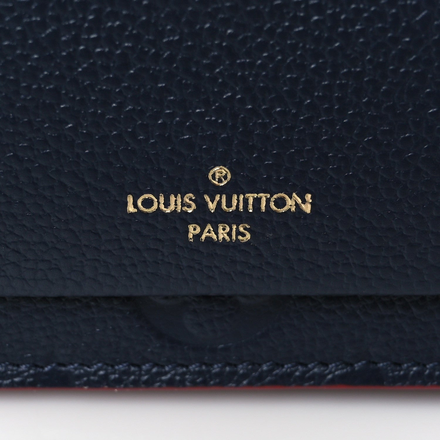Louis Vuitton Empreinte Vavin Chain Wallet Marine Rouge 6 of 9