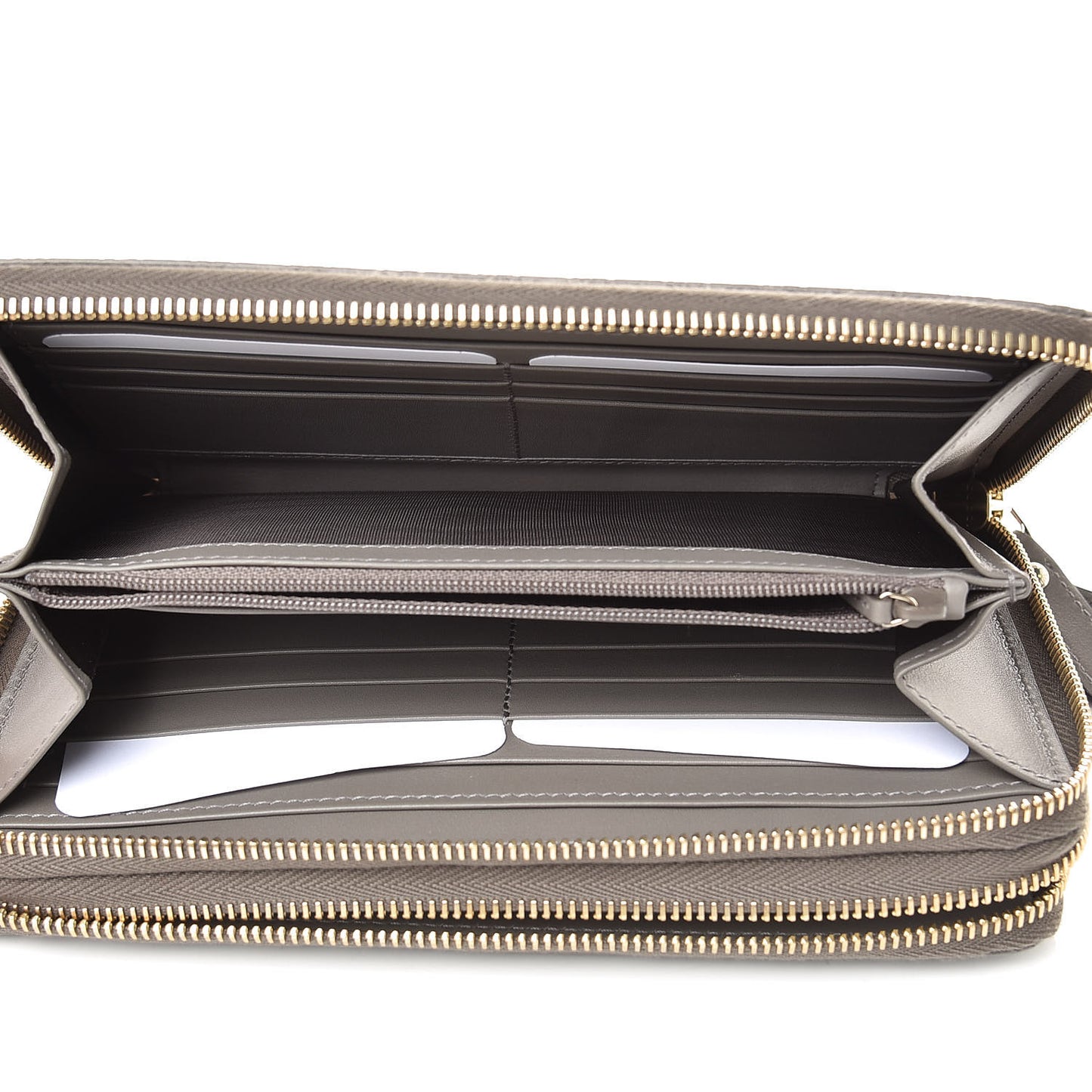 Soft Microguccissima Zip Around Top Handle Travel Wallet Loess