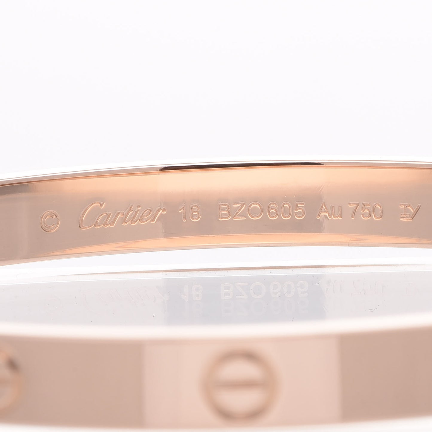 18K Pink Gold LOVE Bracelet 18