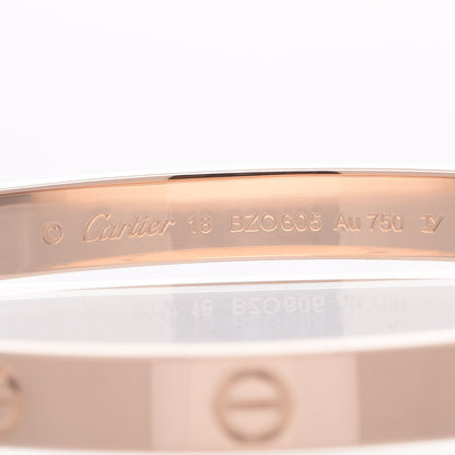 Cartier 18K Pink Gold LOVE Bracelet 18 7 of 13