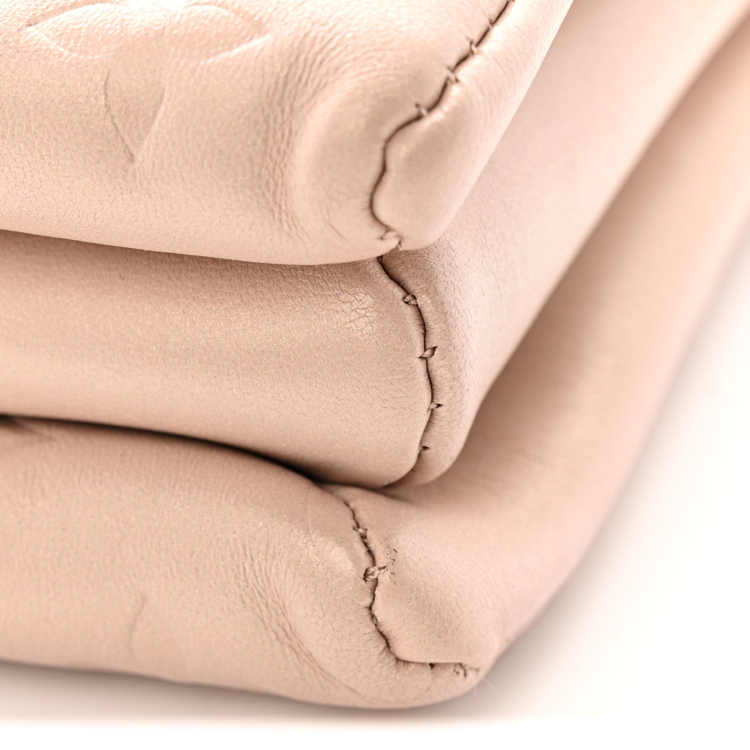 Louis Vuitton Lambskin Embossed Monogram Fall In Love Coussin PM Dragée Light Pink 13 of 14