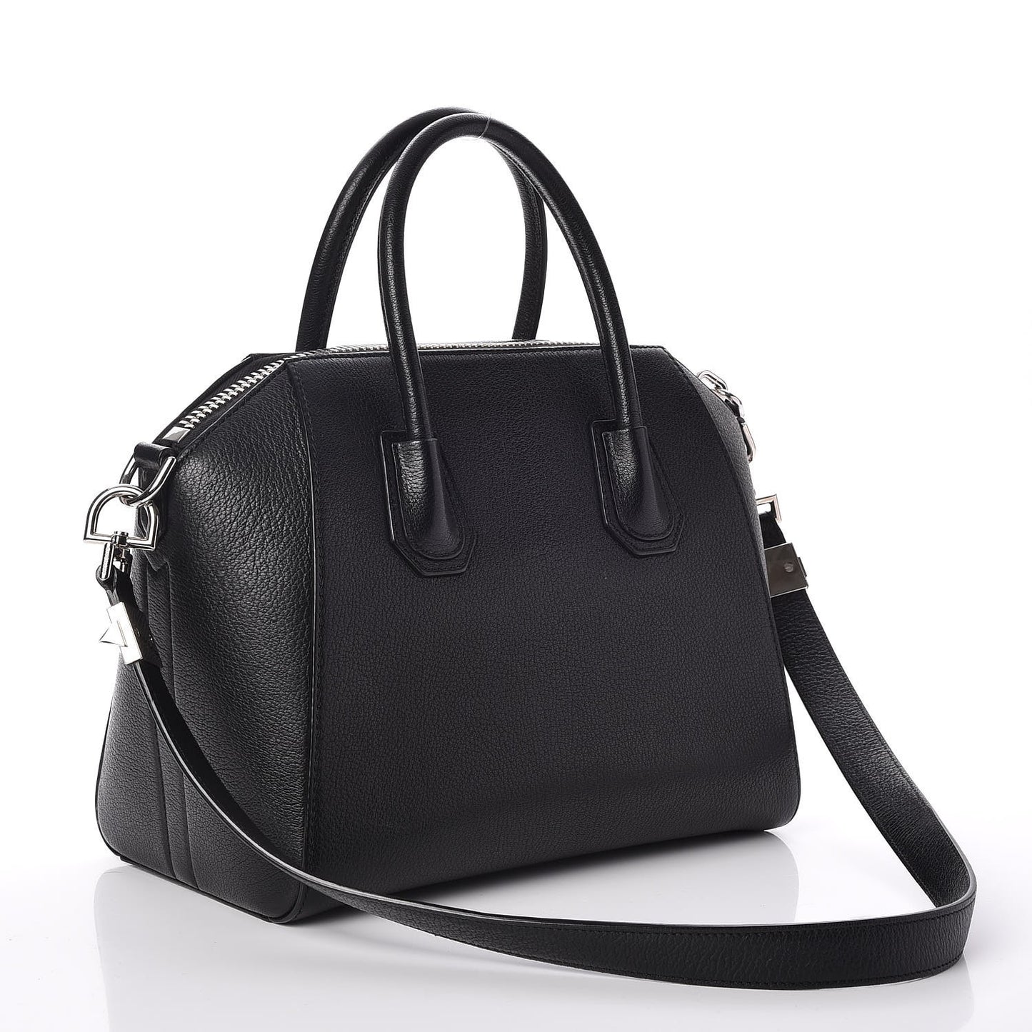 Sugar Goatskin Small Antigona Black
