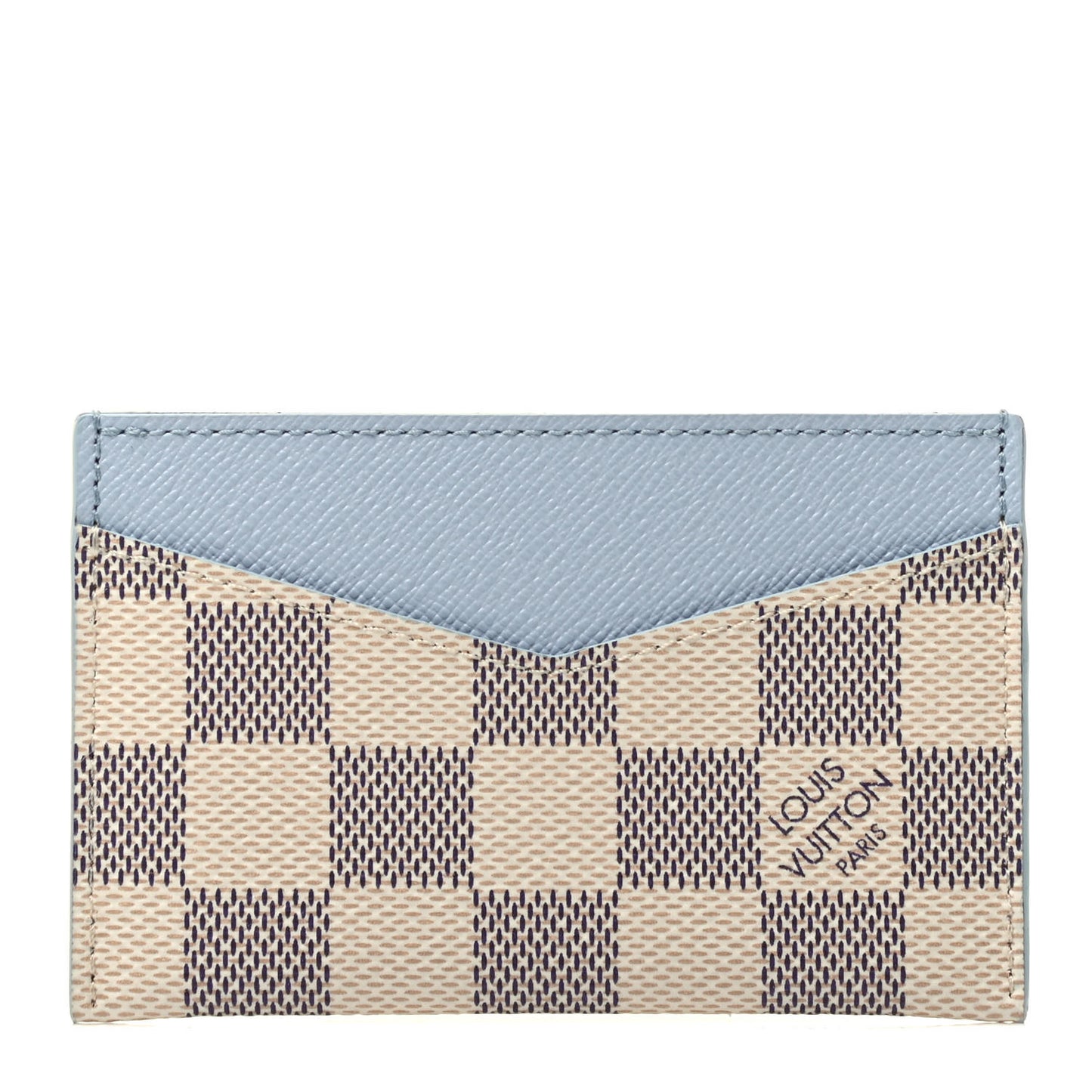 Damier Azur Daily Card Holder Olympe Blue